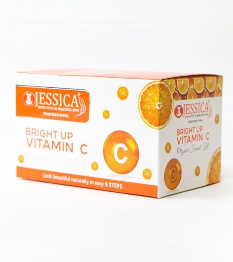 Original Jesscia Vitamin C Facial Kit 6 Step Trail Kit With Blech