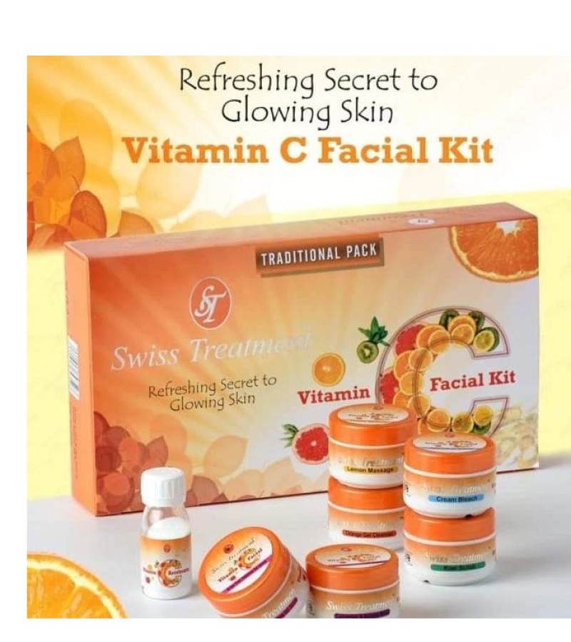 Original Swiss Treatment Vitamin C Skin Brightening Facial Kit 6 Step