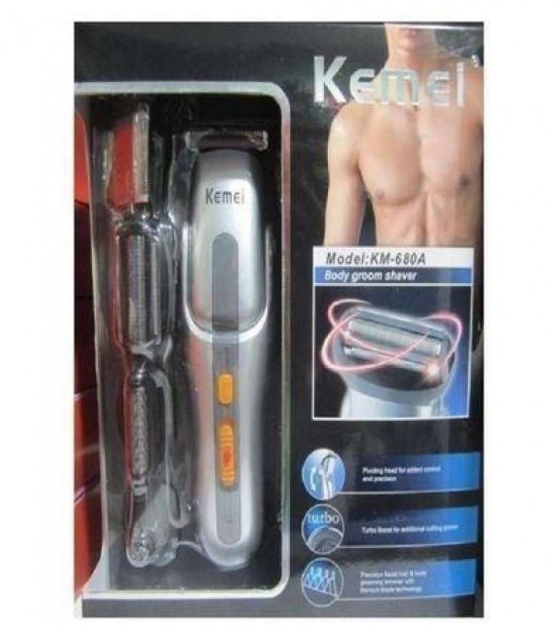Km-680A - 8 In 1 Grooming Kit Shaver & Trimmer For Men -