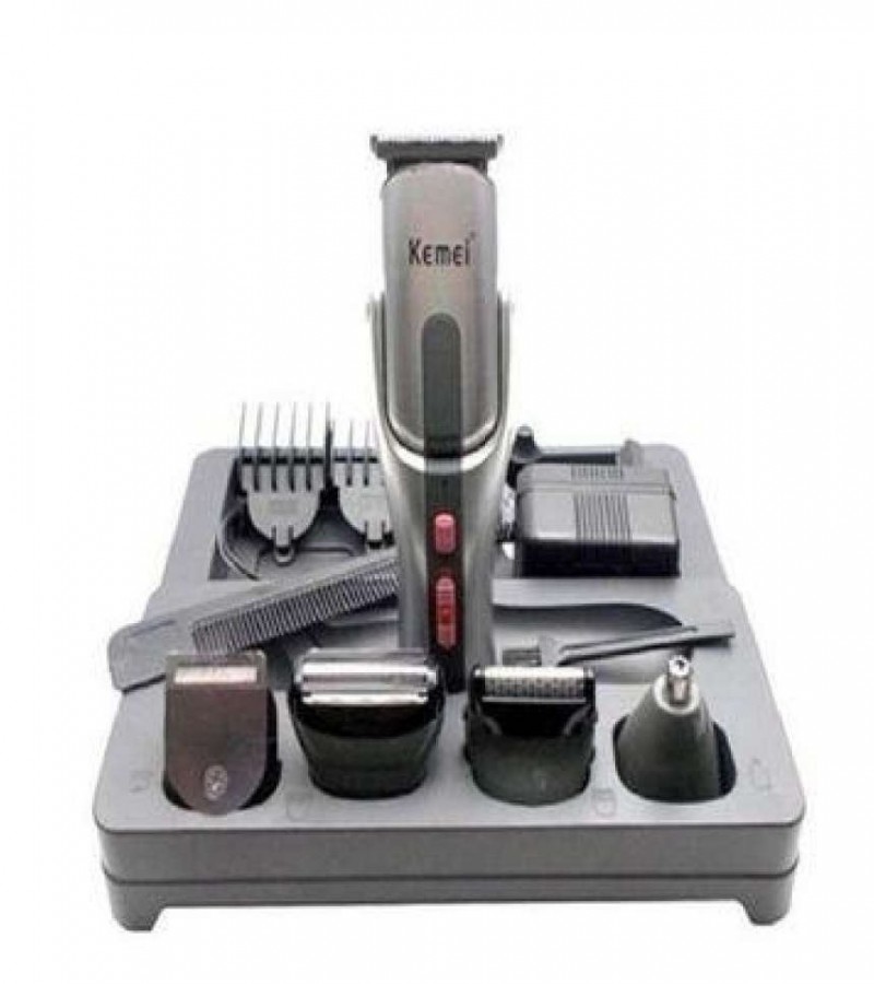 Km-680A - 8 In 1 Grooming Kit Shaver & Trimmer For Men -