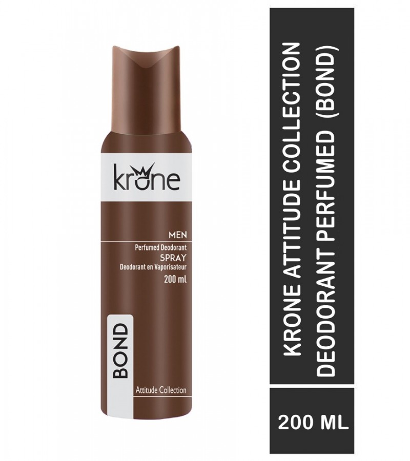 Krone Bond Perfume Body Spray For Men – 200 ml