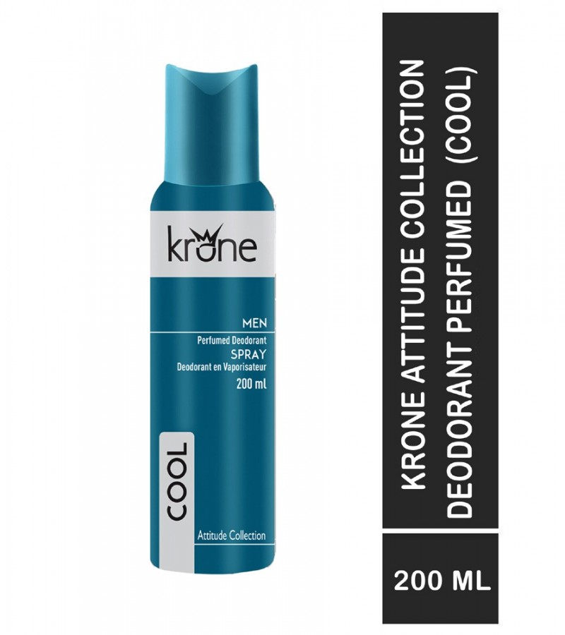 Krone Cool Perfume Body Spray For Men – 200 ml