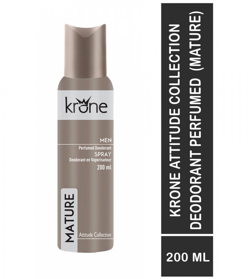 Krone Mature Perfume Body Spray For Men – 200 ml