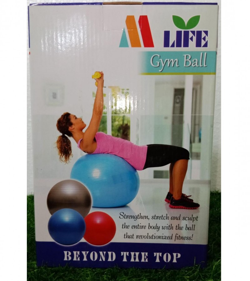 Anti-Burst Fitness Exercise Gym Ball with Pump
