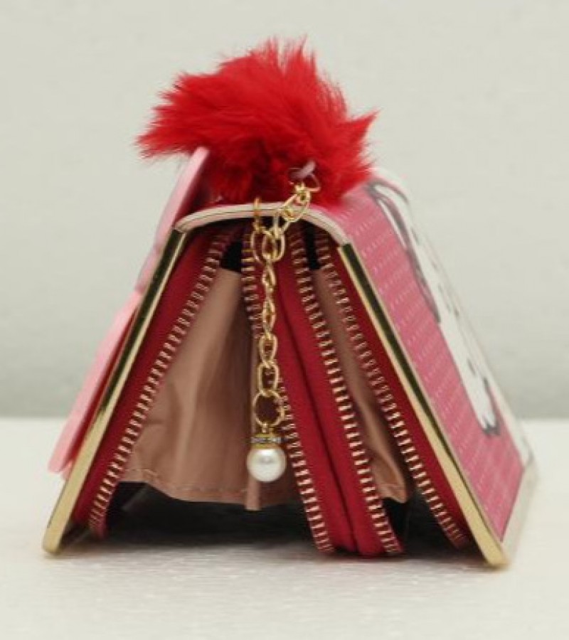 Colorful Ladies clutch with Hidden Mirror