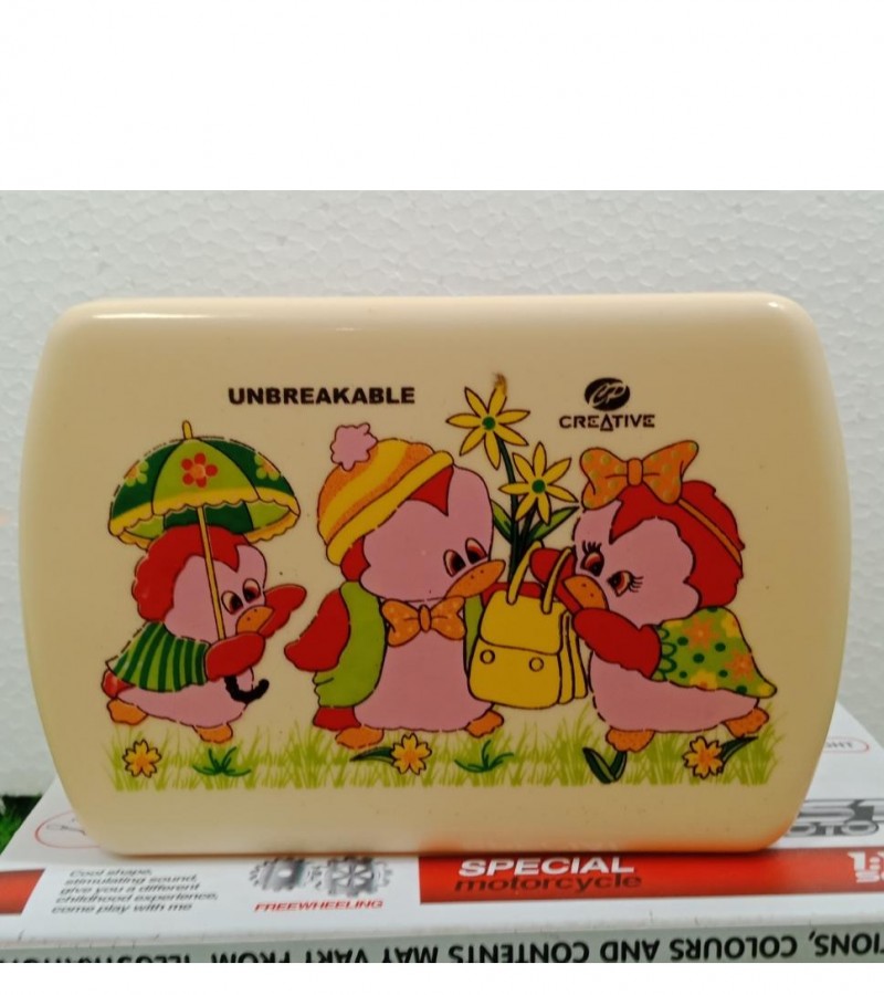 Creative Plastic Lunch Box unbreakable