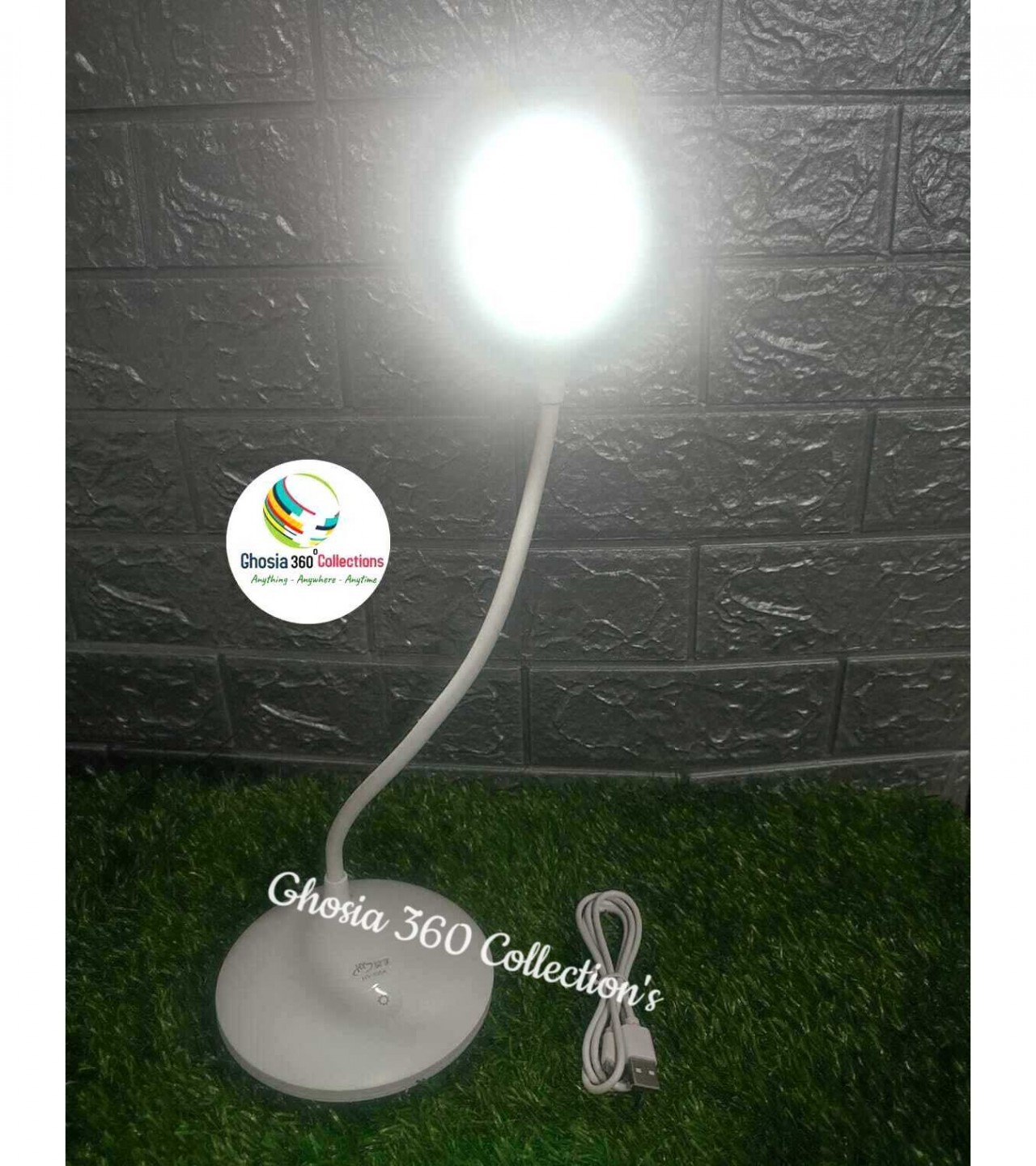 Flexible Table Lamp,Desk Eye Protection Rechargeable Lamp Super Bright Table Lamp KN-482