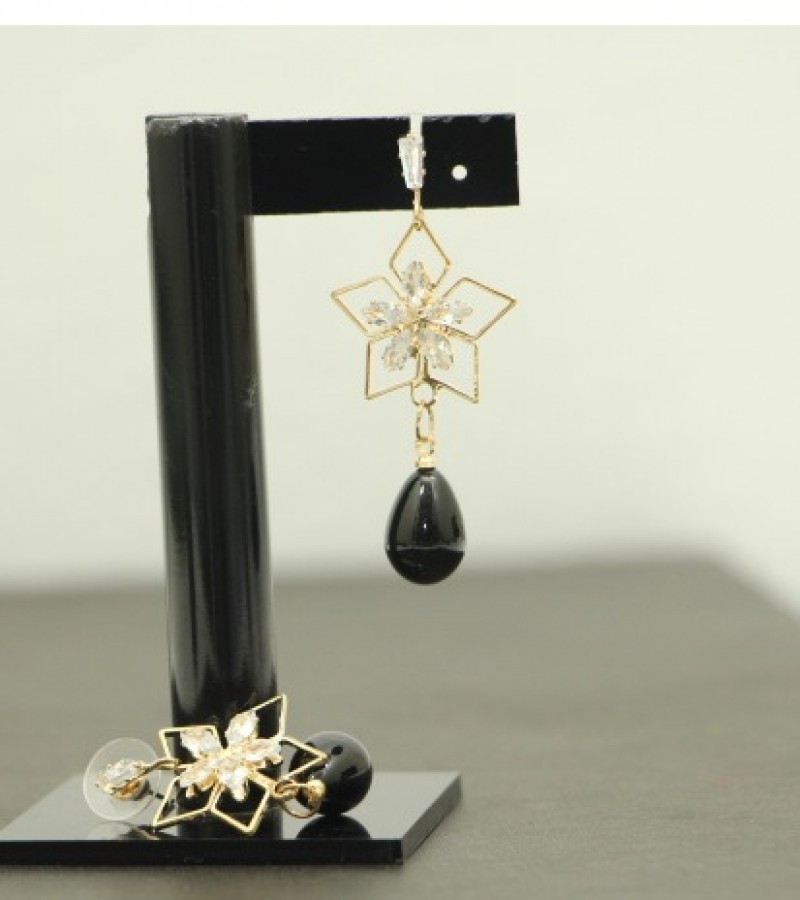 Kun traders Shining Stars Drop Dangle Earring with colorful Pals & stones
