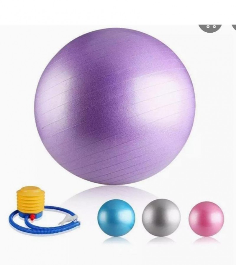 Store Anti-Burst Fitness Exercise Gym Ball with Pump