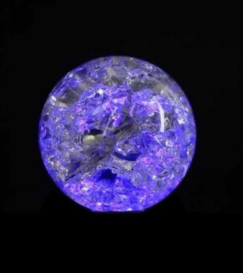 Tabletop Fountain Decoration With Colorful Lights Water Floating Crystal Ball Fountain Decoration