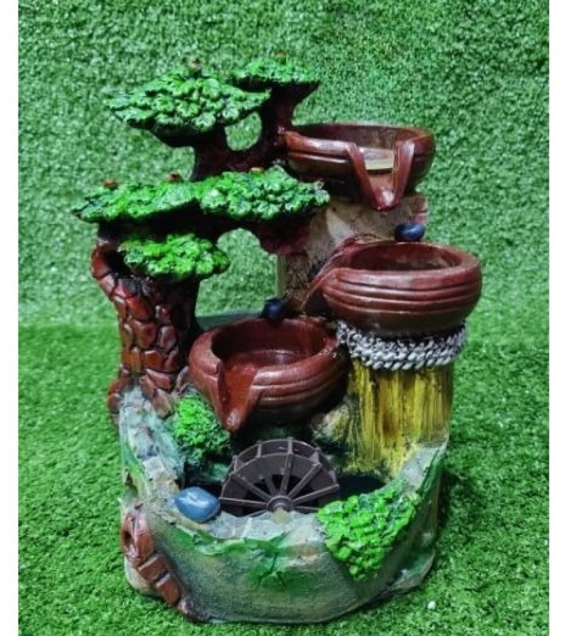 Tabletop Fountain Decoration With Colorful Lights Water Floating Crystal Ball Fountain Decoration