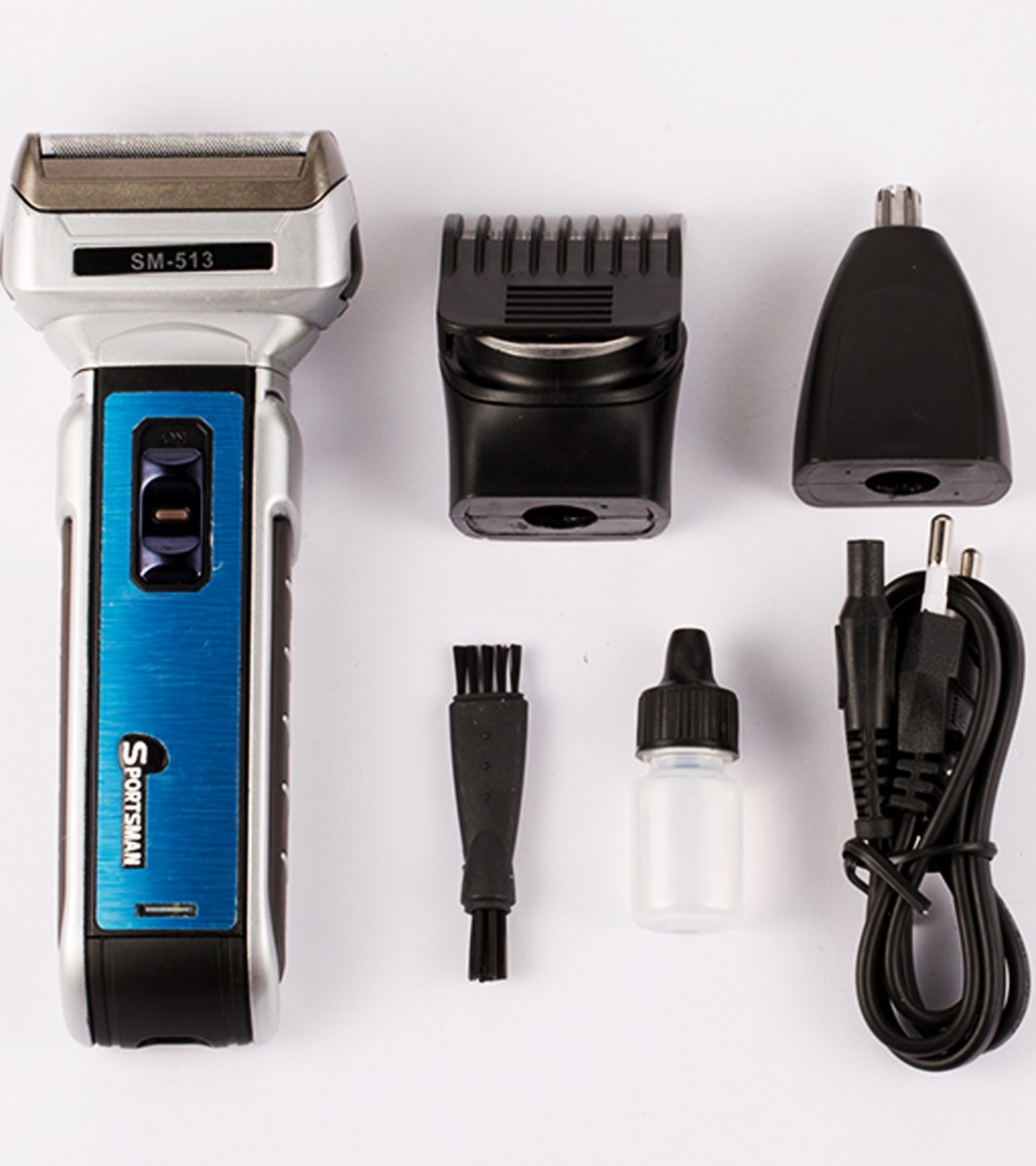 3 in 1 Sportsman Electric Nose Ear Hair Trimmer Set - SM-513