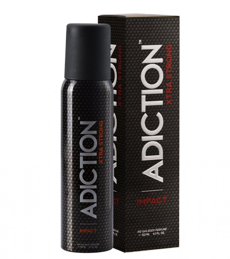 Adiction Xtra Strong Impact Perfume Body Spray For Men - 122 ml