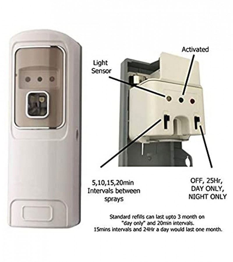 Automatic LED Sensor Air Freshener Dispenser For Home/Office Use