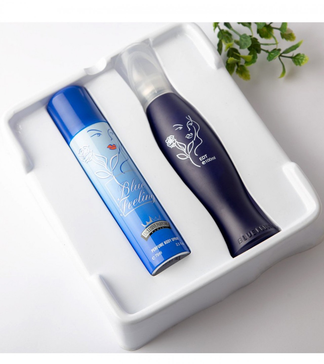 Blue Feeling Perfume Gift Set For Women – 100 ml & 75 ml