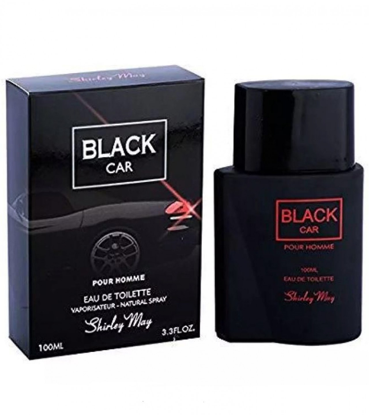 Bundle Offer – Shirley May Black Car Perfume and Body Spray Men – 100 ml & 200 ml