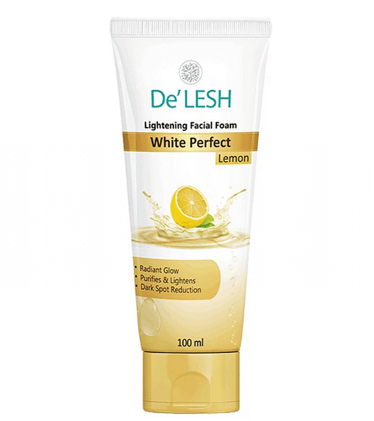De’Lesh Lemon Lightening Facial Foam Face Wash - 100 ml