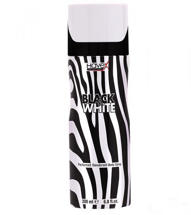 Havex Black and White Body Spray Deodorant For Men – 200 ml