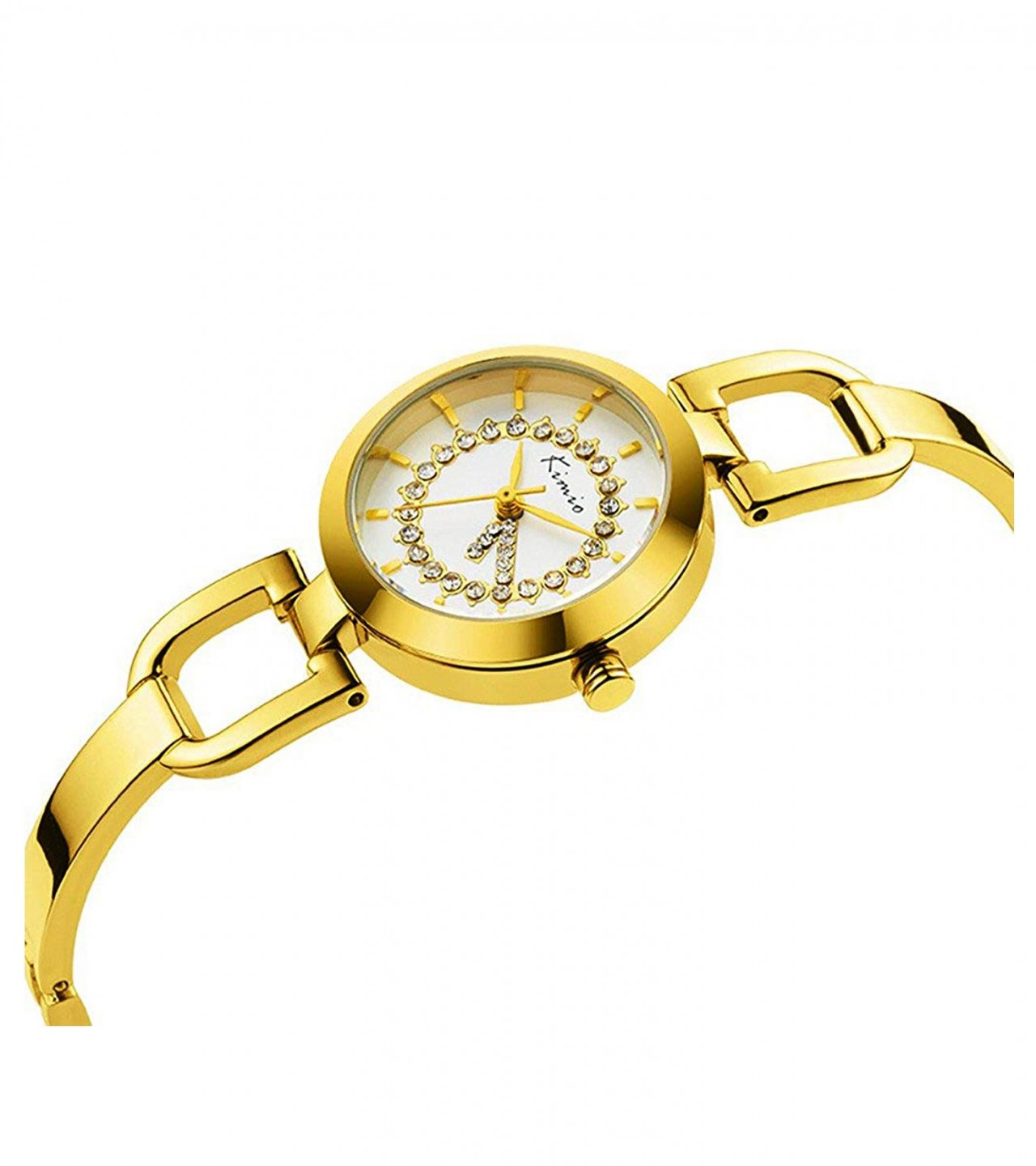 KC Kimio Stainless Steel Analog Watch For Women - Golden