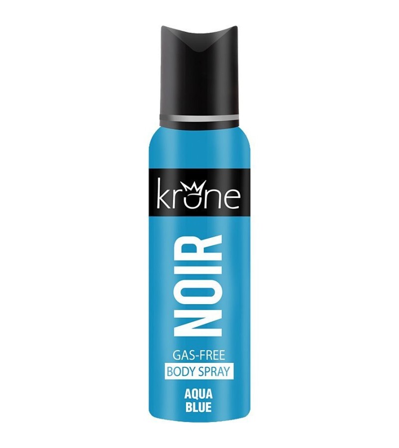 Krone Noir Aqua Blue Gas Free Body Spray For Unisex - 120 ml