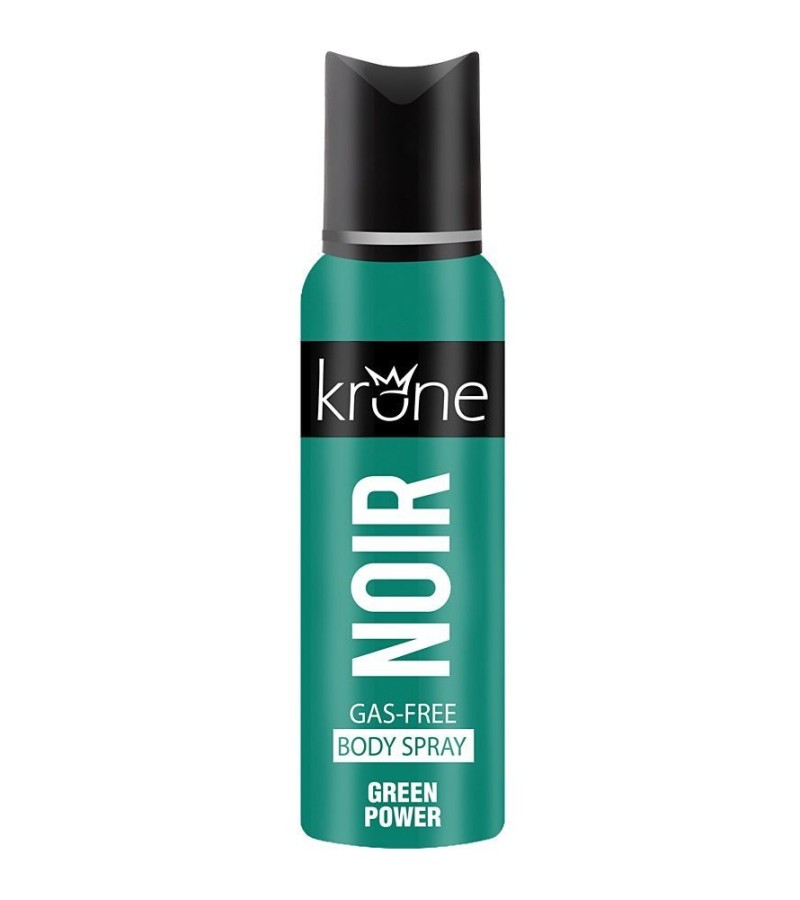 Krone Noir Green Power Gas Free Body Spray For Unisex - 120 ml