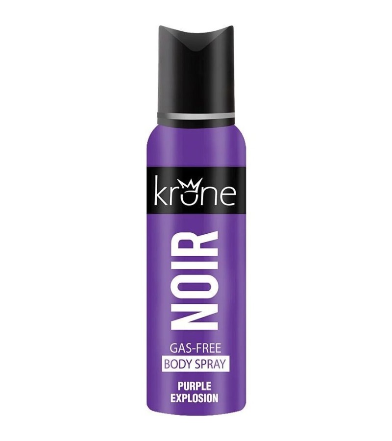 Krone Noir Purple Gas Free Body Spray For Unisex - 120 ml