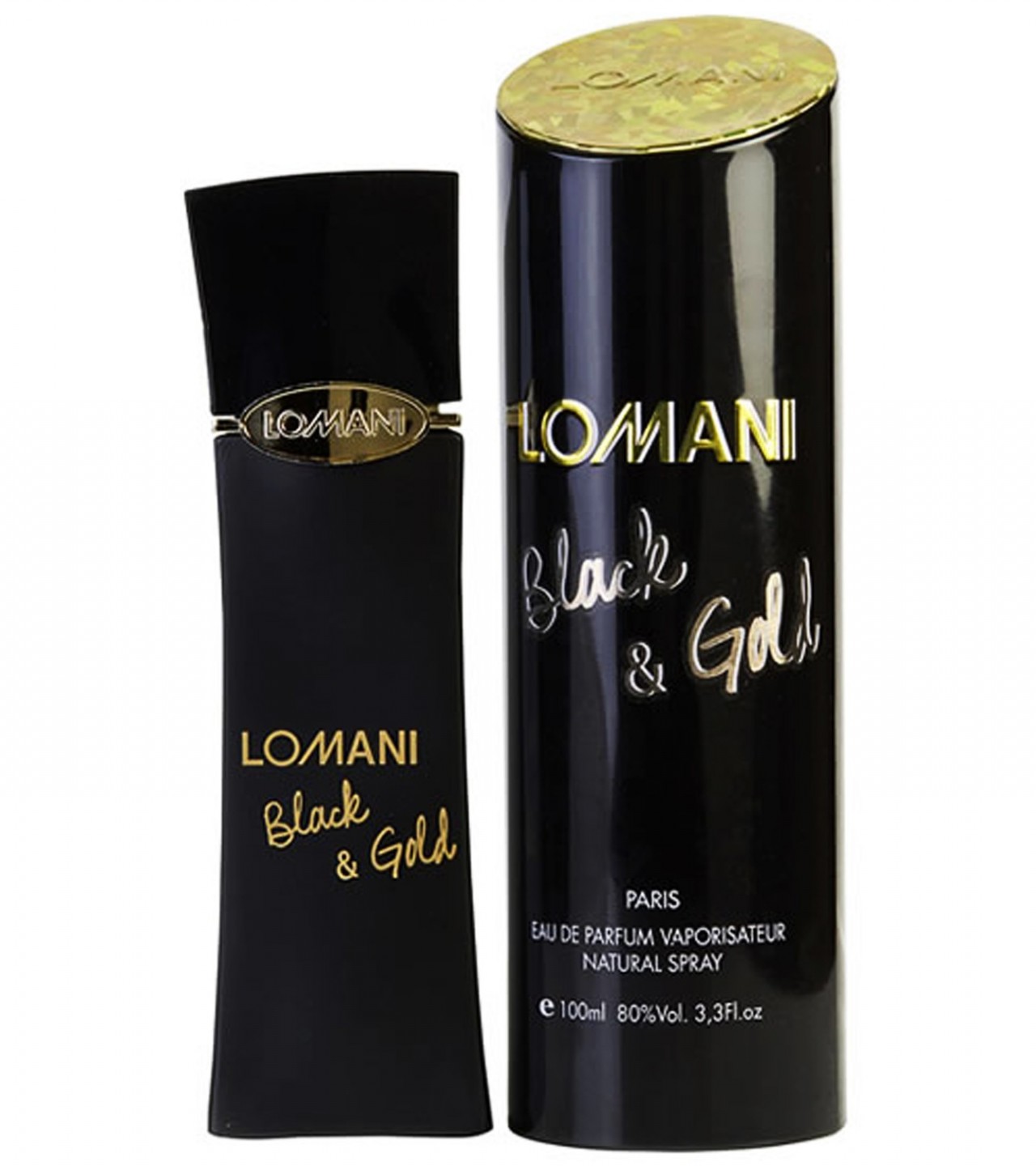 Lomani Black & Gold Perfume for Women - Eau De Parfum - 100 ml
