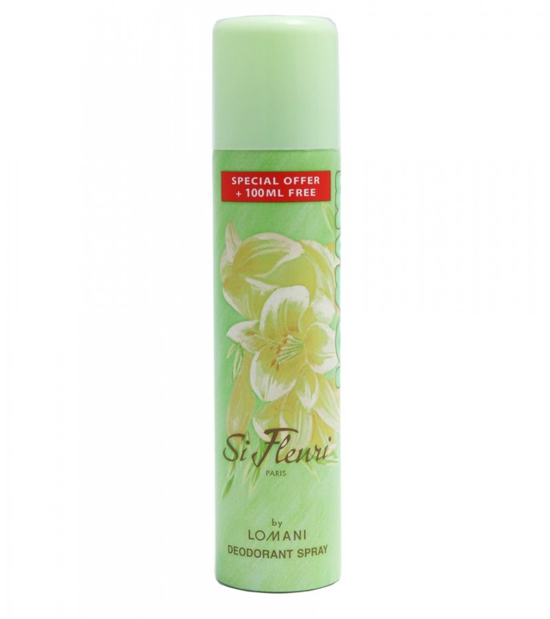 Lomani Si Fleuri Body Spray Deodorant For Women – 250 ml