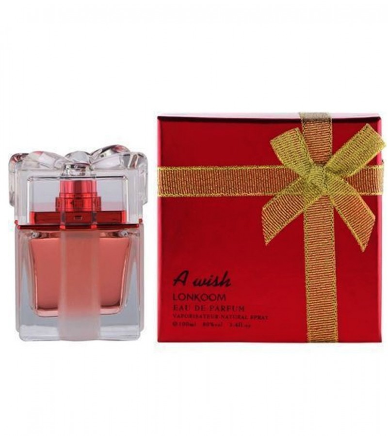 Lonkoom A Wish Red Perfume For Women – 100 ml