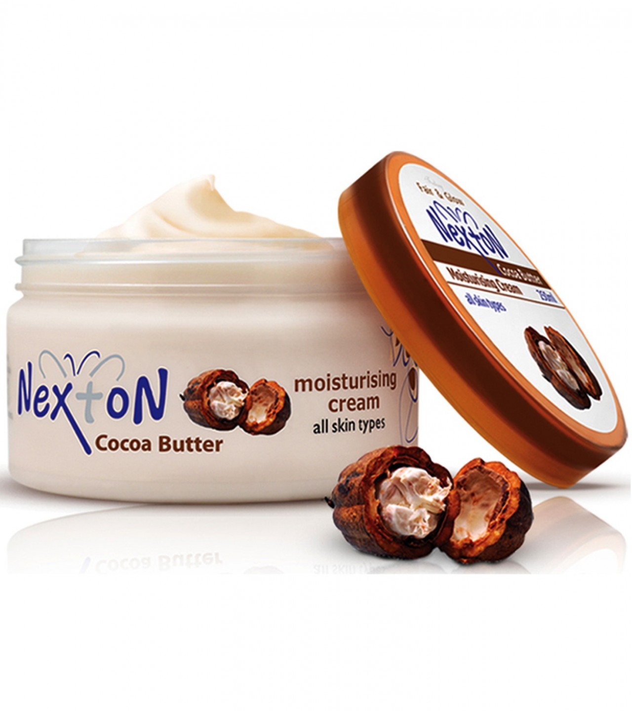 Nexton Cocoa Butter (Face & Body) Moisturizing Cream - 250 ml