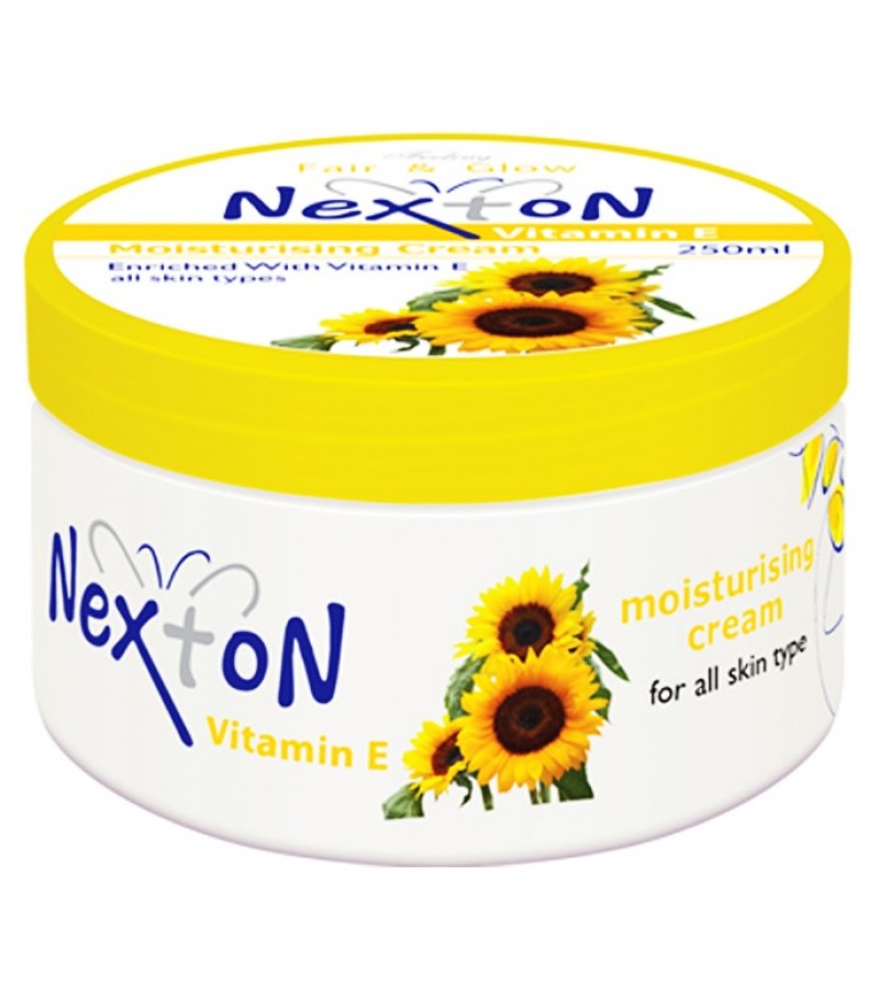 Nexton Vitamin-E (Face & Body) Moisturizing Cream - 250 ml