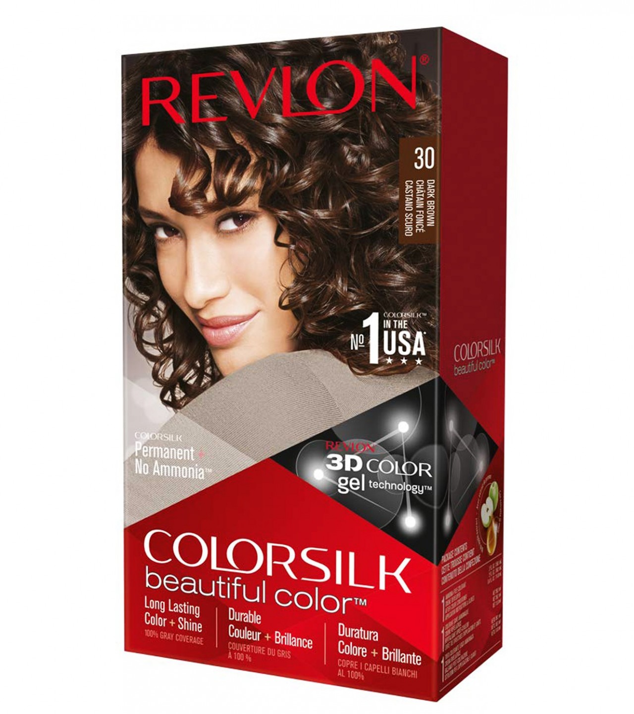 Revlon Hair Color For Unisex – No. 30 – Dark Brown Color