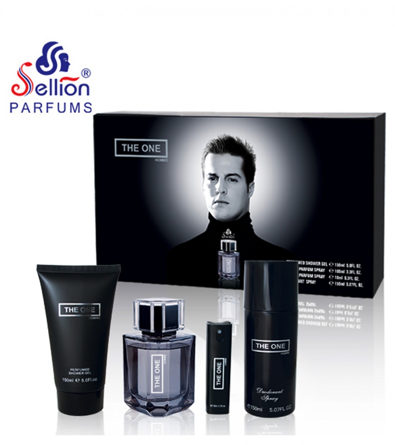Sellion The One Perfume Gift Set For Men – 4 in 1