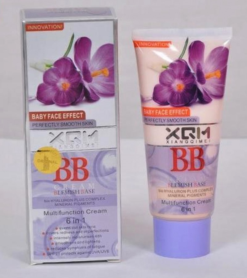 XQM BB Blemish Base Multi-function 6 in 1 Lavender Cream – 65 ml