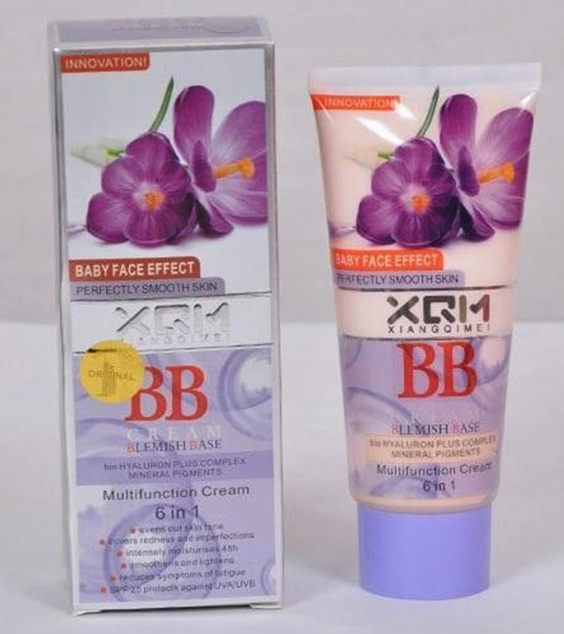 XQM BB Blemish Base Multi-function 6 in 1 Lavender Cream – 65 ml