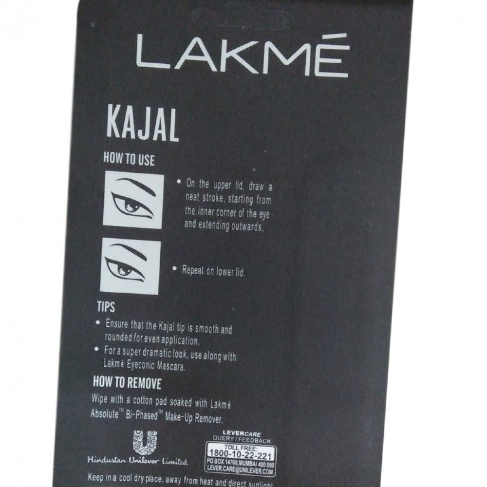 Lakme Eyconic Kajal - Waterproof & Lasts For 22 hours
