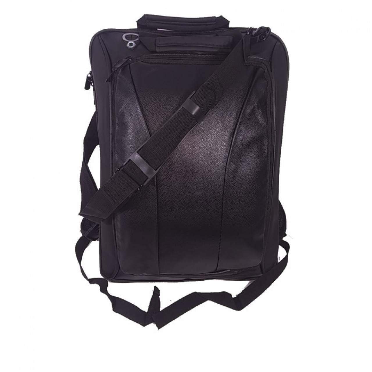 Laptop 3in1 leather Type PU Bag - Black