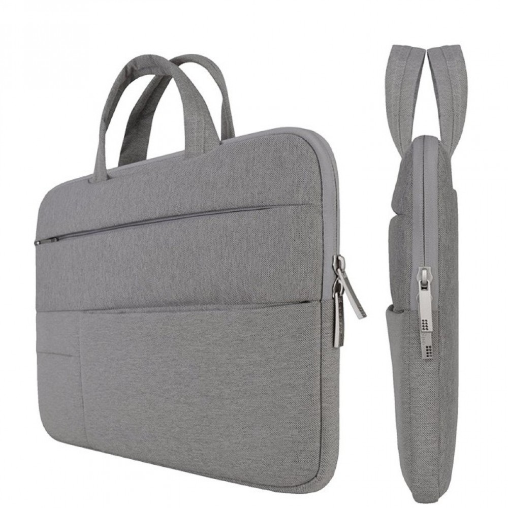 Laptop Bags for Dell HP Asus Acer Lenovo Macbook 15.6 inch Soft Cover - Silver