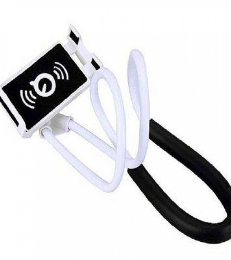 Lazy Bendable Flexible Hang Neck Phone Holder 360 Degree Rotation Mobile Stand -