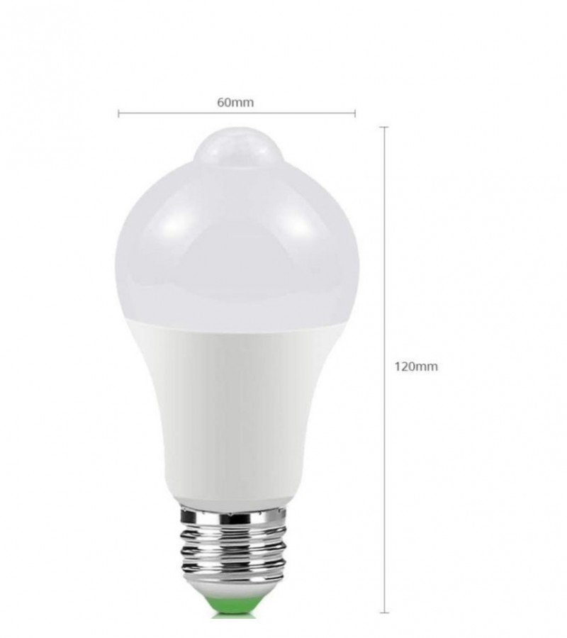 LED Body Sensor Light Energy Saving 12W Bulb Ghosia Store GKN-074
