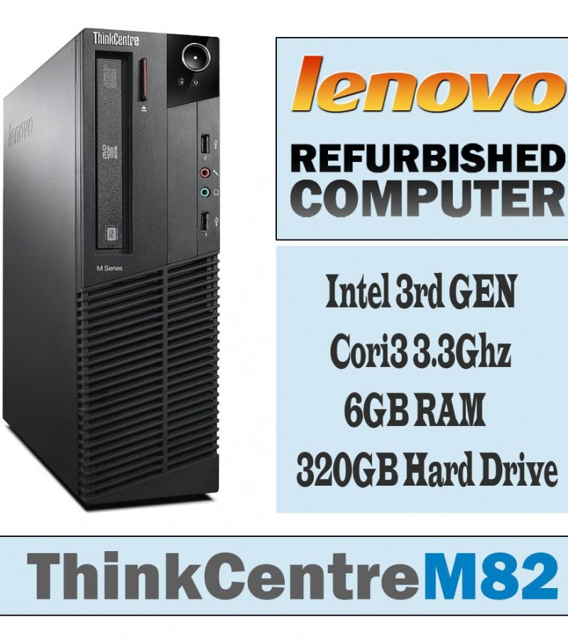 Lenovo Cori3 3rd Gen 6GB RAM 320GB Hard drive