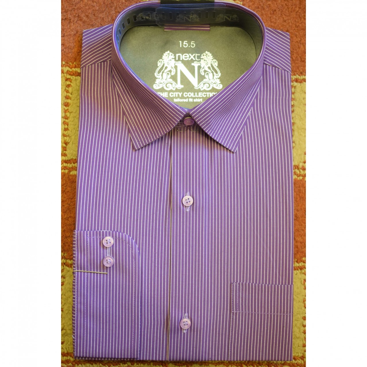 Formal Shirt With Double Needle Stitching For Men - Purple