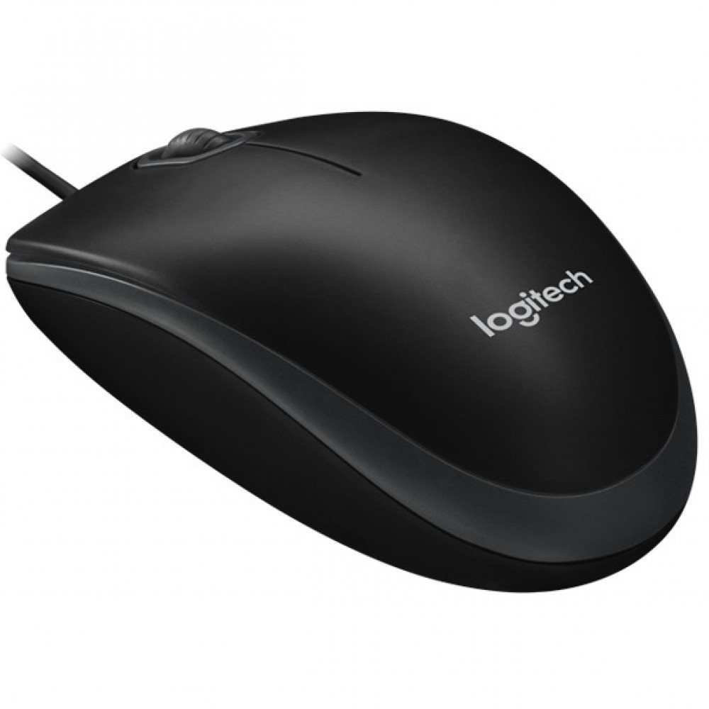 Logitech B100 Optical USB Mouse - Black