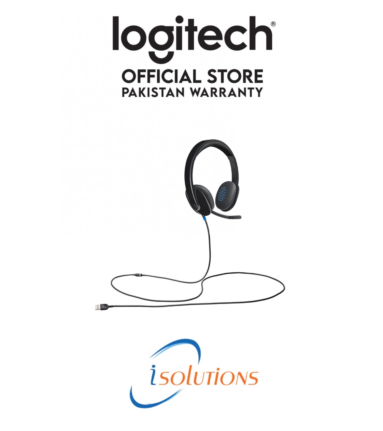 Logitech H540 USB Computer Headset with Noise-Cancelling