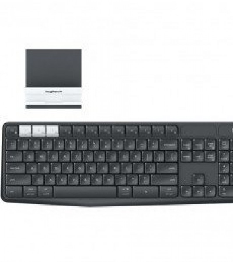 Logitech K375S Multi-Device Wireless Keyboard & Mobile Stand Combo