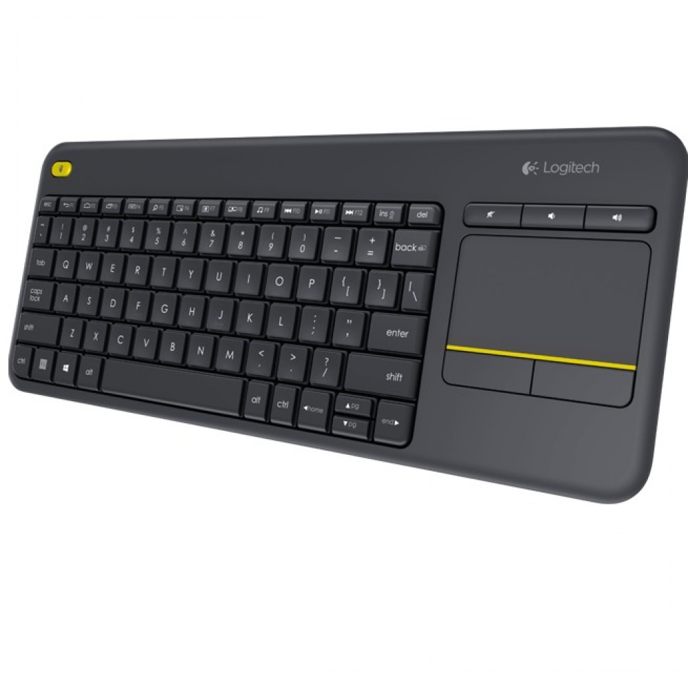 Logitech K400 Wireless Touch Keyboard - HTPC Keyboard For PC Connected TVs