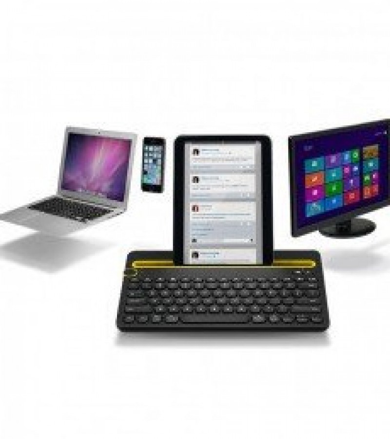 Logitech K480 Wireless Bluetooth Keyboard With Tablet & Smartphone Stand