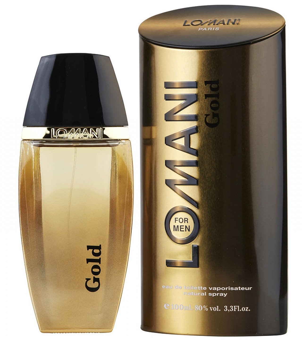 Lomani Gold Perfume for Men - Eau de Toilette - 100 ml