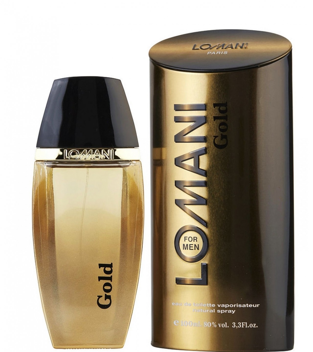 Lomani Gold Perfume for Men - Eau de Toilette - 100 ml