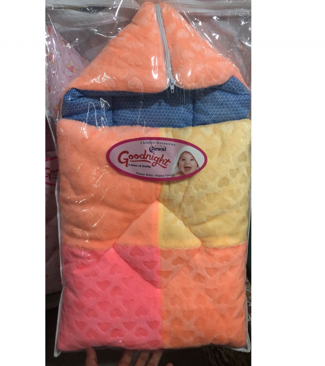 3 in 1 Baby Cotton Sleeping Bag-Carry Bag-Baby Wrapper